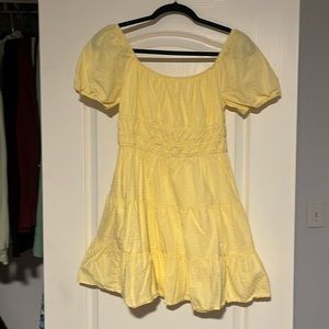 super super cute pale yellow sundress, worn once